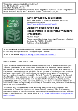 Apparent Coordination and Collaboration in Cooperatively