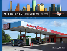 Murphy Express Ground Lease Fee Simple Sugar Land (Houston)