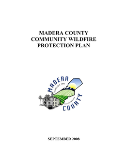 Madera County Community Wildfire Protection Plan