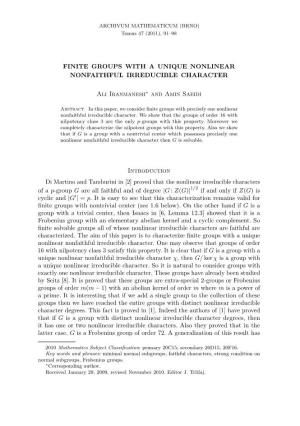 Finite Groups with a Unique Nonlinear Nonfaithful Irreducible Character