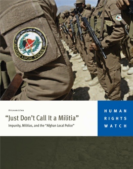 “Just Don't Call It a Militia”