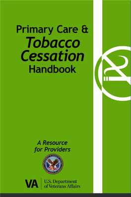 Primary Care & Tobacco Cessation Handbook: a Reference for Providers