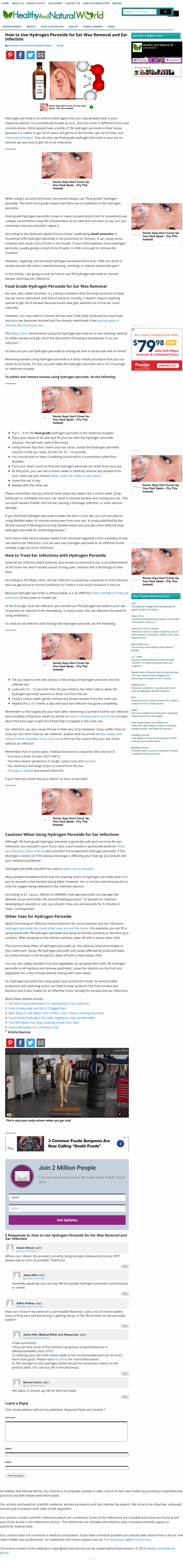 How to Clean Ears with Hydrogen Peroxide