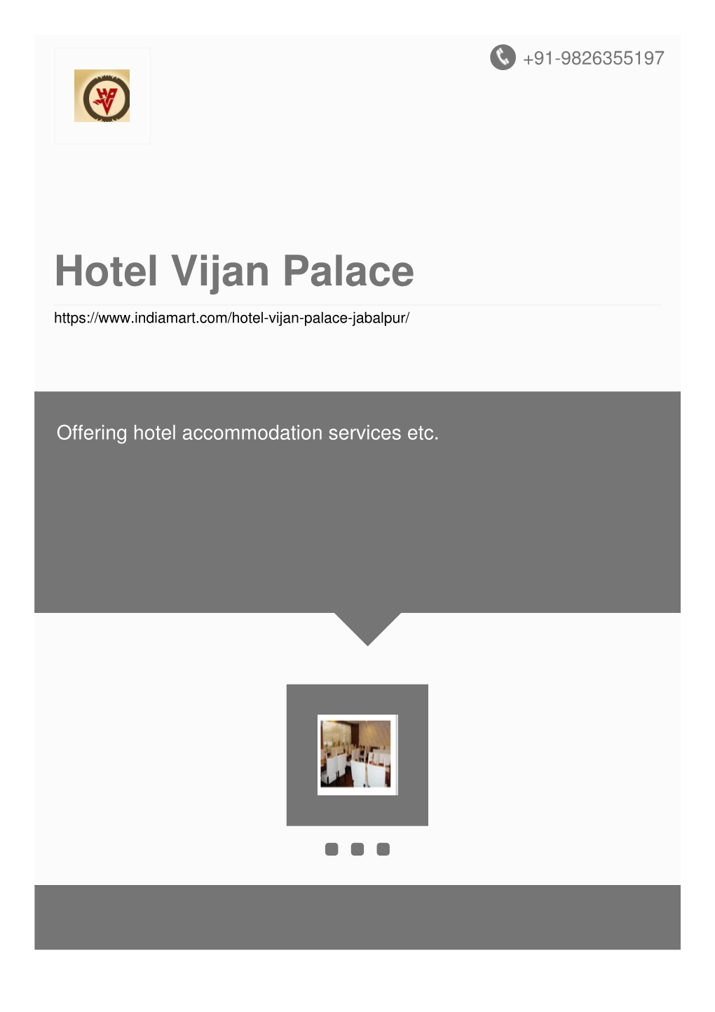 Hotel Vijan Palace