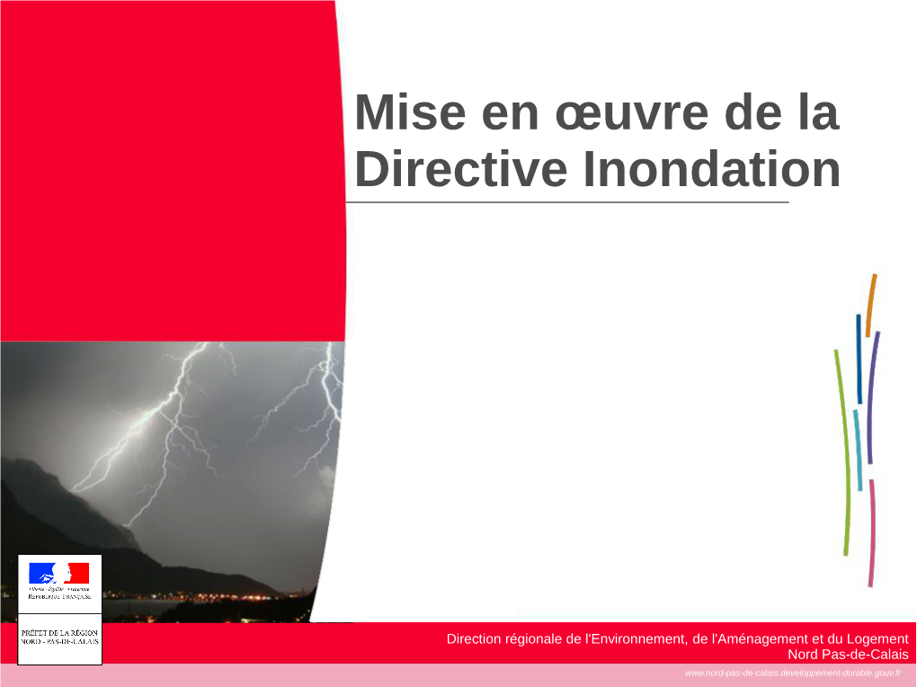 La Directive Inondation