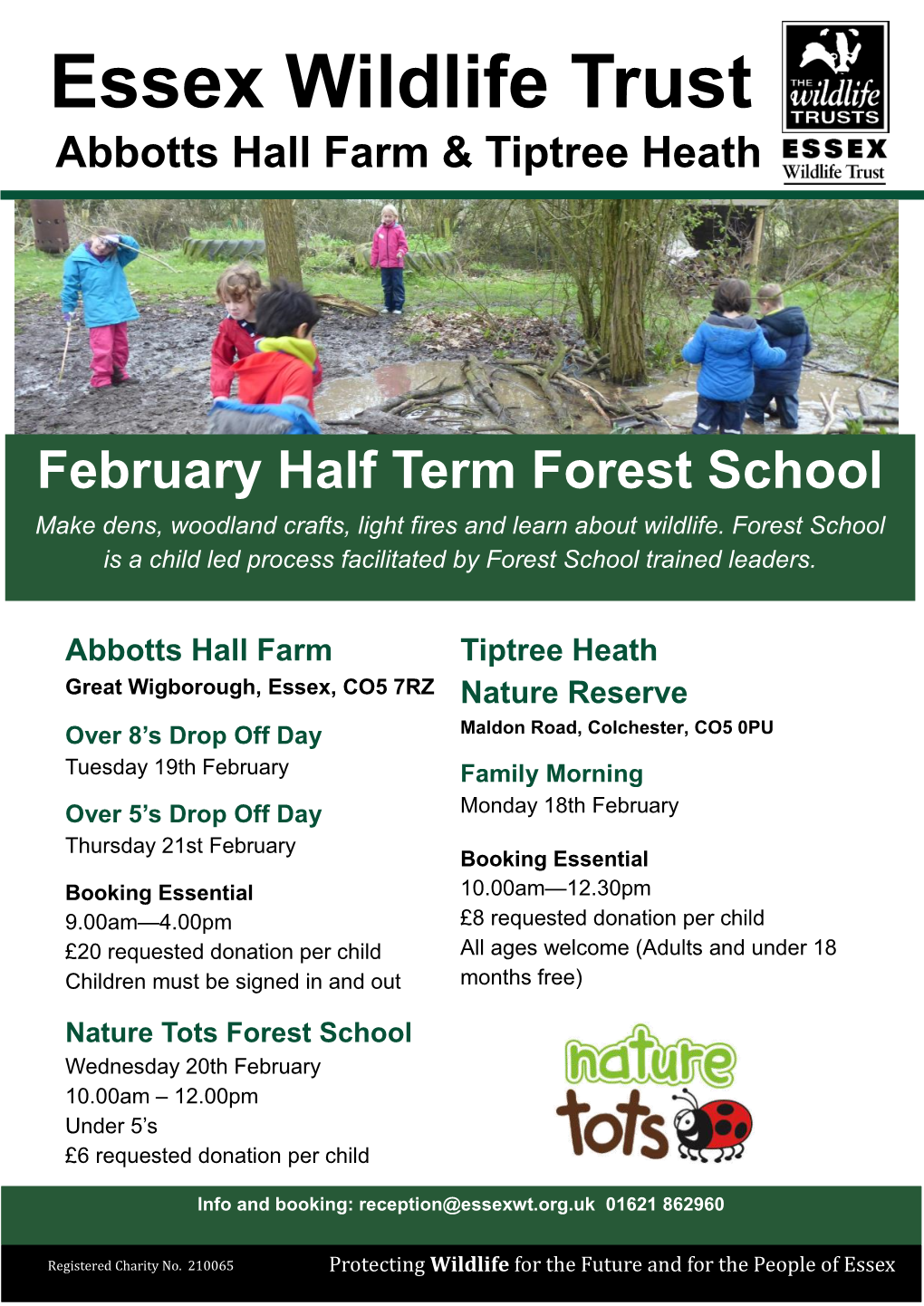 Essex Wildlife Trust Abbotts Hall Farm & Tiptree Heath