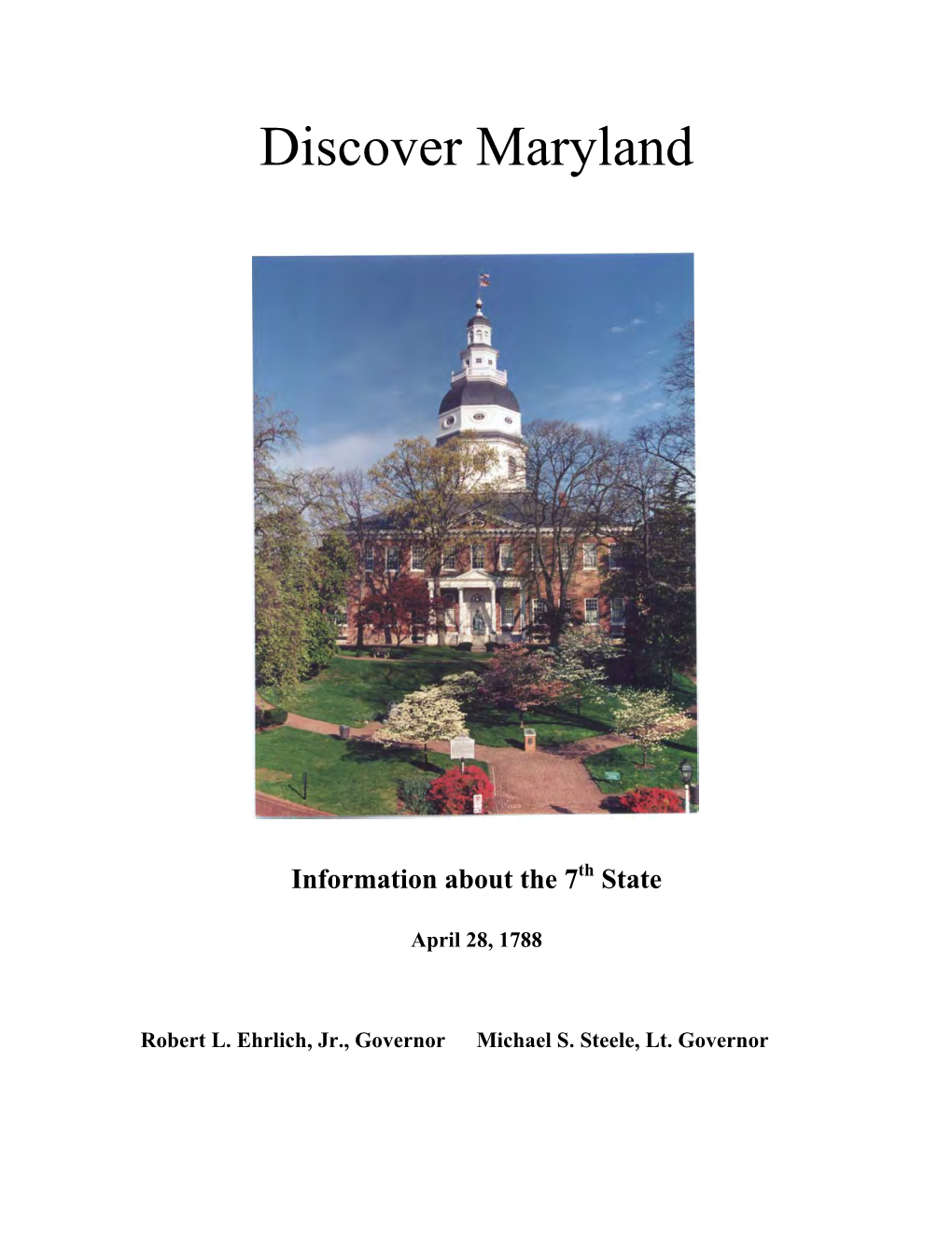 Discover Maryland