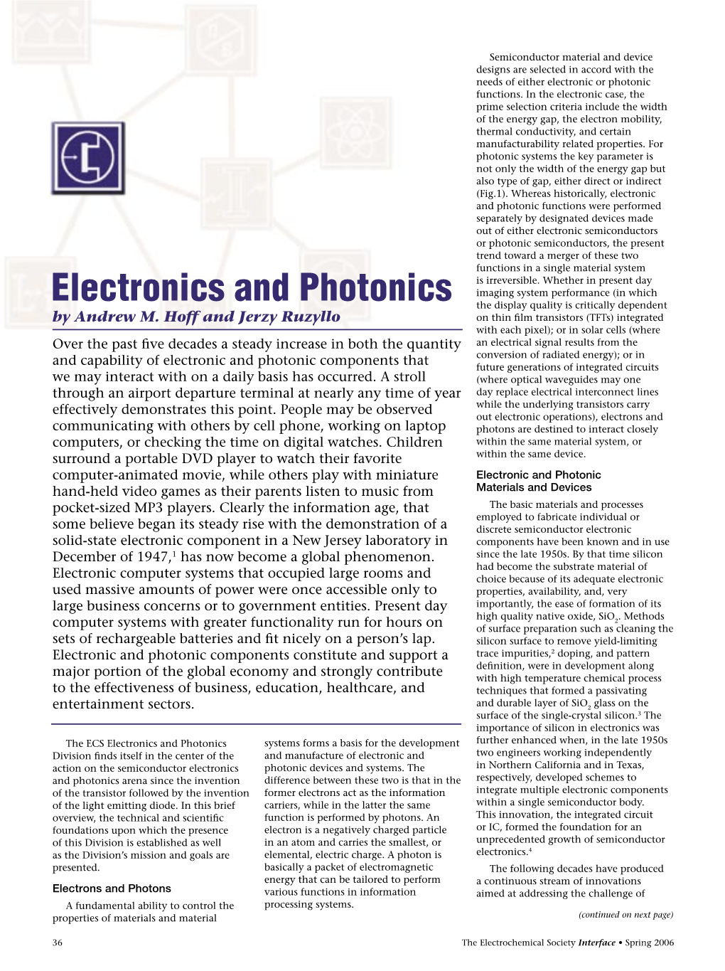 Electronics and Photonics Imaging System Performance (In Which the Display Quality Is Critically Dependent by Andrew M