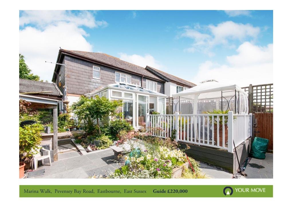 Marina Walk, Pevensey Bay Road, Eastbourne, East Sussex Guide £220,000