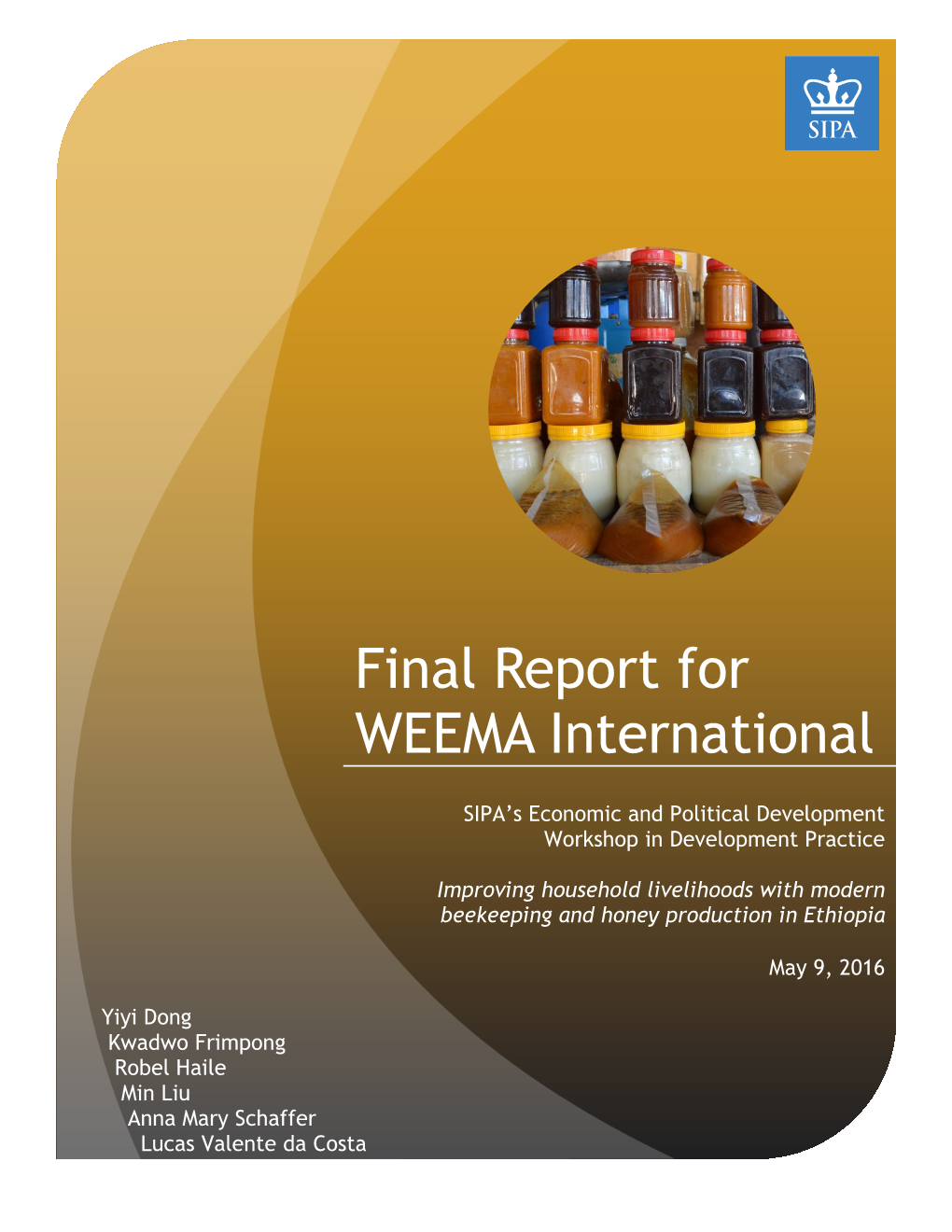 Final Report for WEEMA International