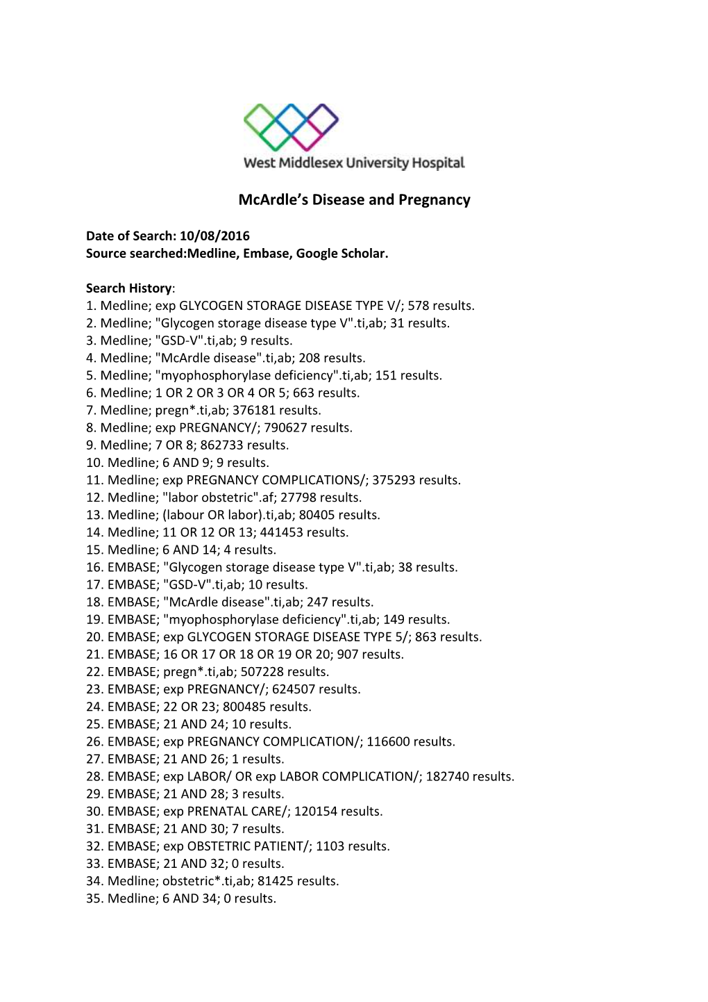 Mcardle's Disease and Pregnancy