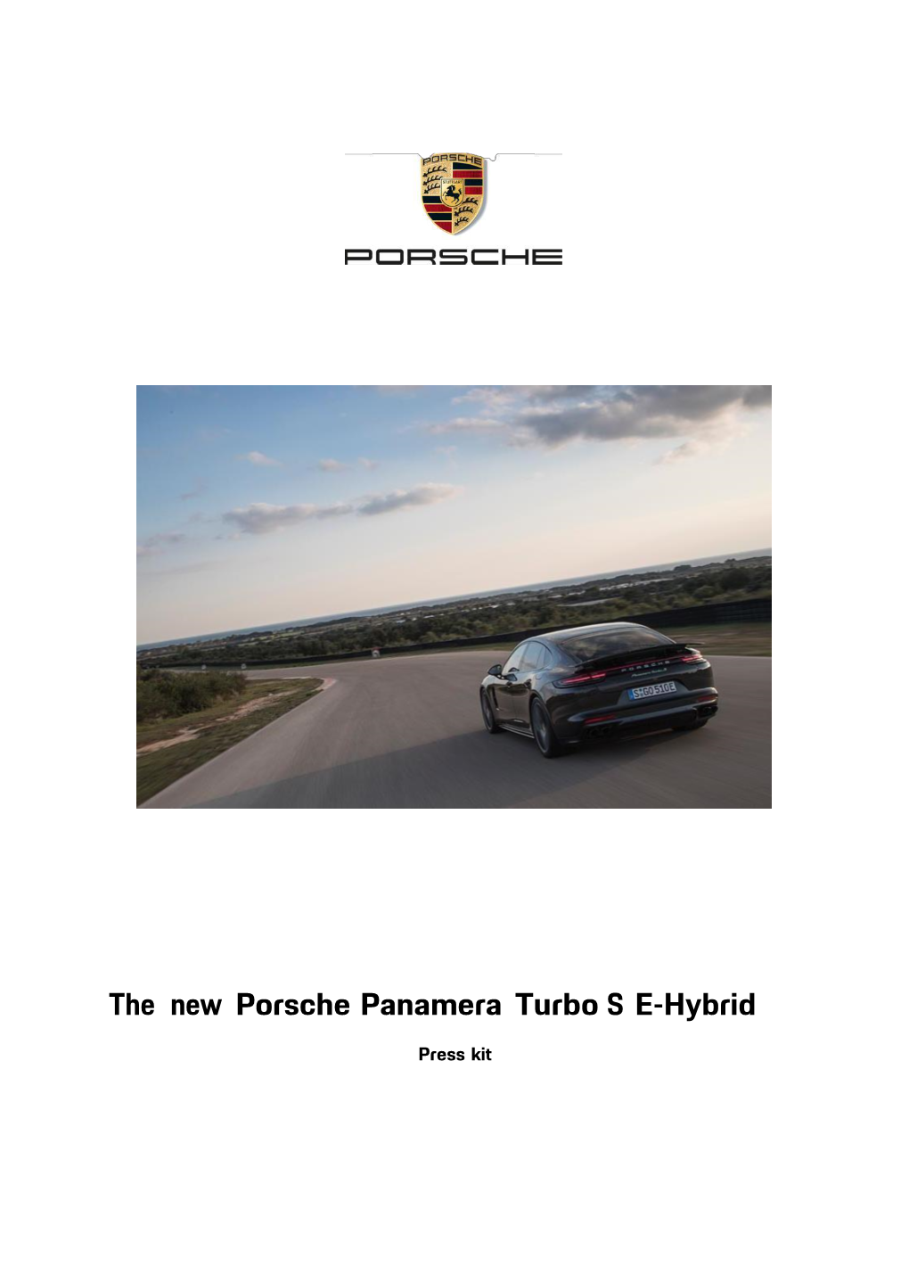 The New Porsche Panamera Turbo S E-Hybrid