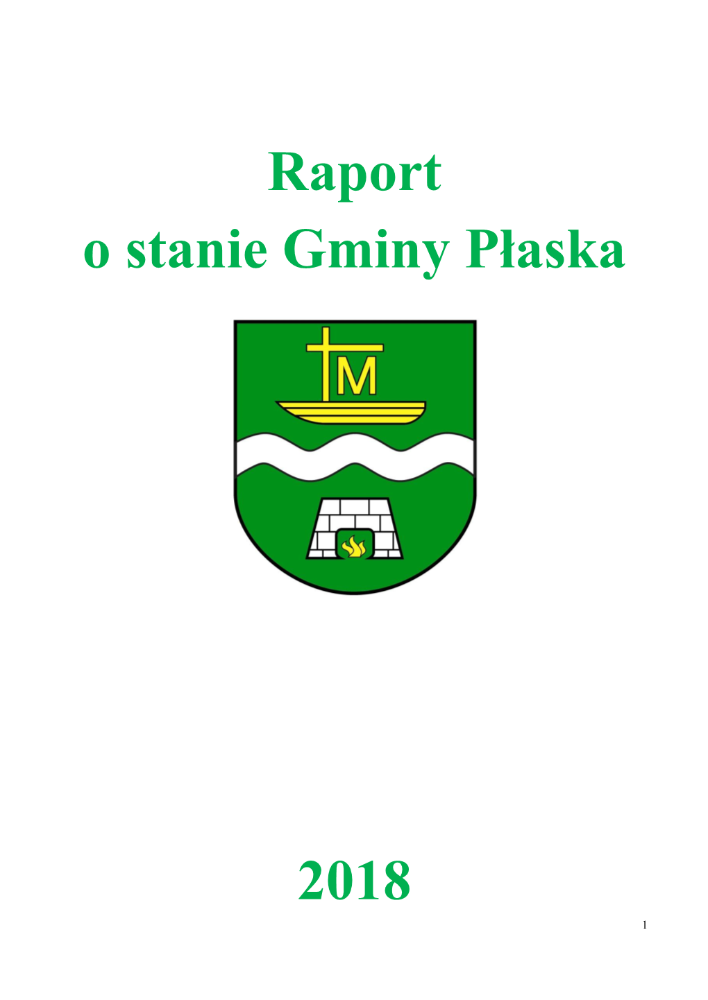 Raport O Stanie Gminy Płaska 2018