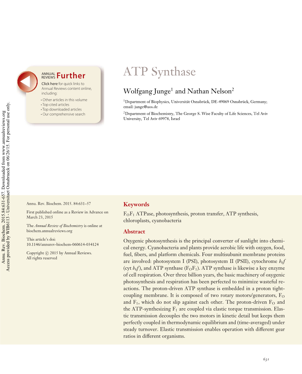 ATP Synthase