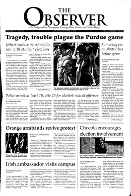 Tragedy, Trouble Plague the Purdue Game