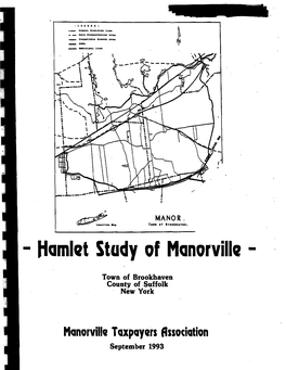 Hamlet Study of Manorville