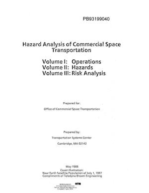 Hazards Volume IU: Risk Analysis