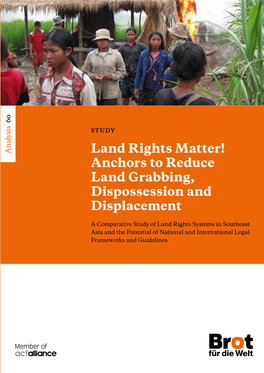 Anchors to Reduce Land Grabbing, Dispossession and Displacement