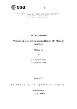 Venus Express CRMA Issue 1, Rev 0