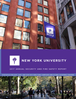 2017 Annual Security and Fire Safety Report