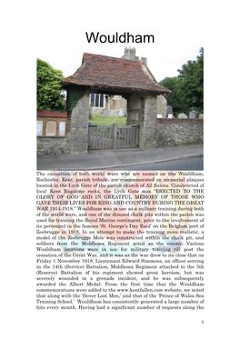 Wouldham War Memorial