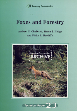 Foxes and Forestry