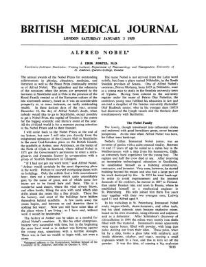 British Medical Journal London Saturday January 3 1959
