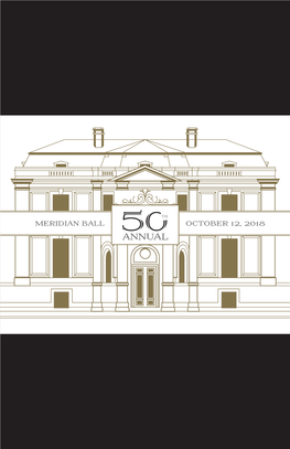 October 12, 2018 Meridian Ball