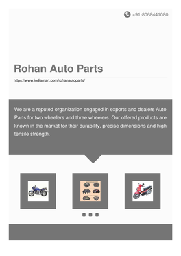 Rohan Auto Parts