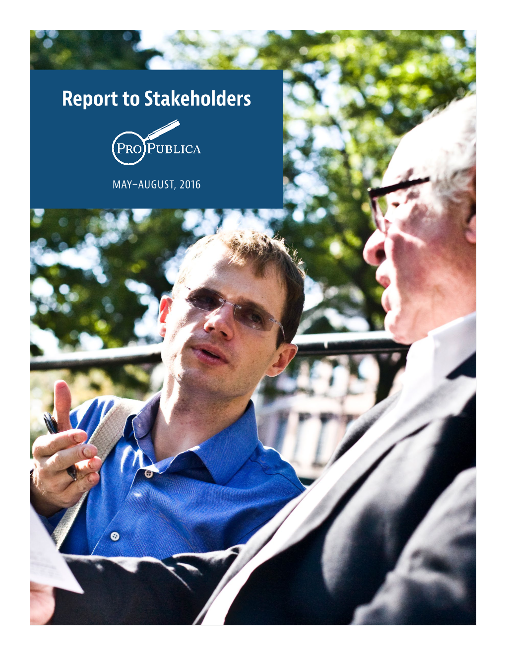 Report to Stakeholders