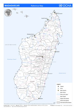 MADAGASCAR Reference Map