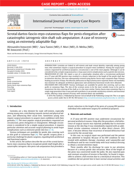 Scrotal Dartos-Fascio-Myo-Cutaneous Flaps for Penis