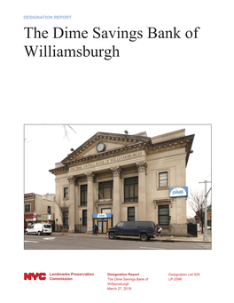 The Dime Savings Bank of Williamsburgh