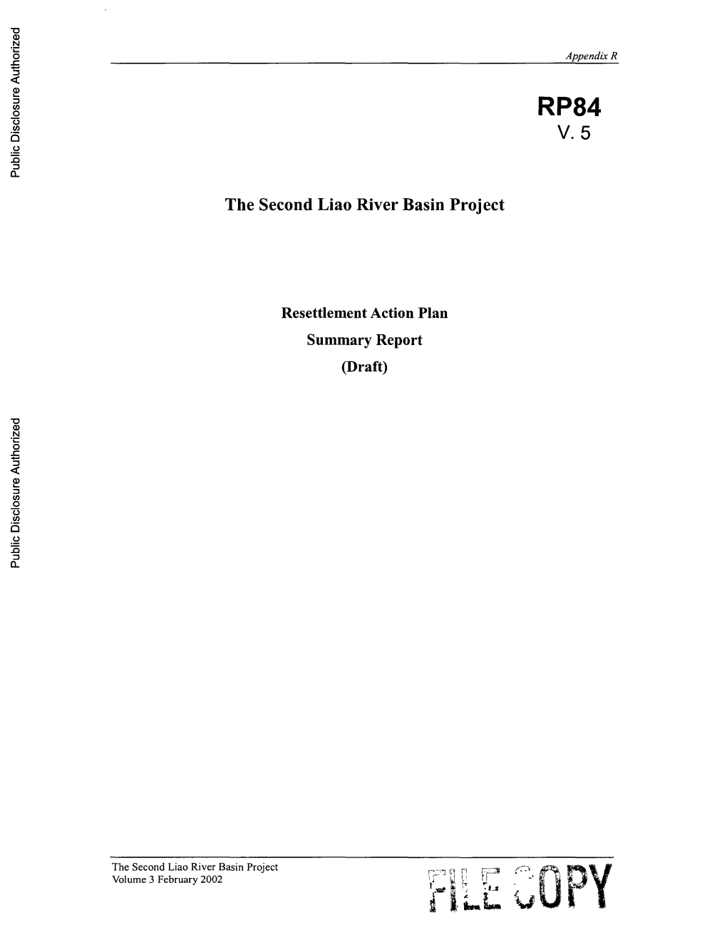 World Bank Document