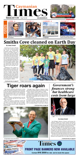 Tiger Roars Again Smiths Cove Cleaned on Earth