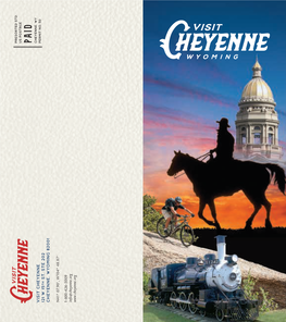 PAID Cheyenne, WY Visit Cheyenne Permit No