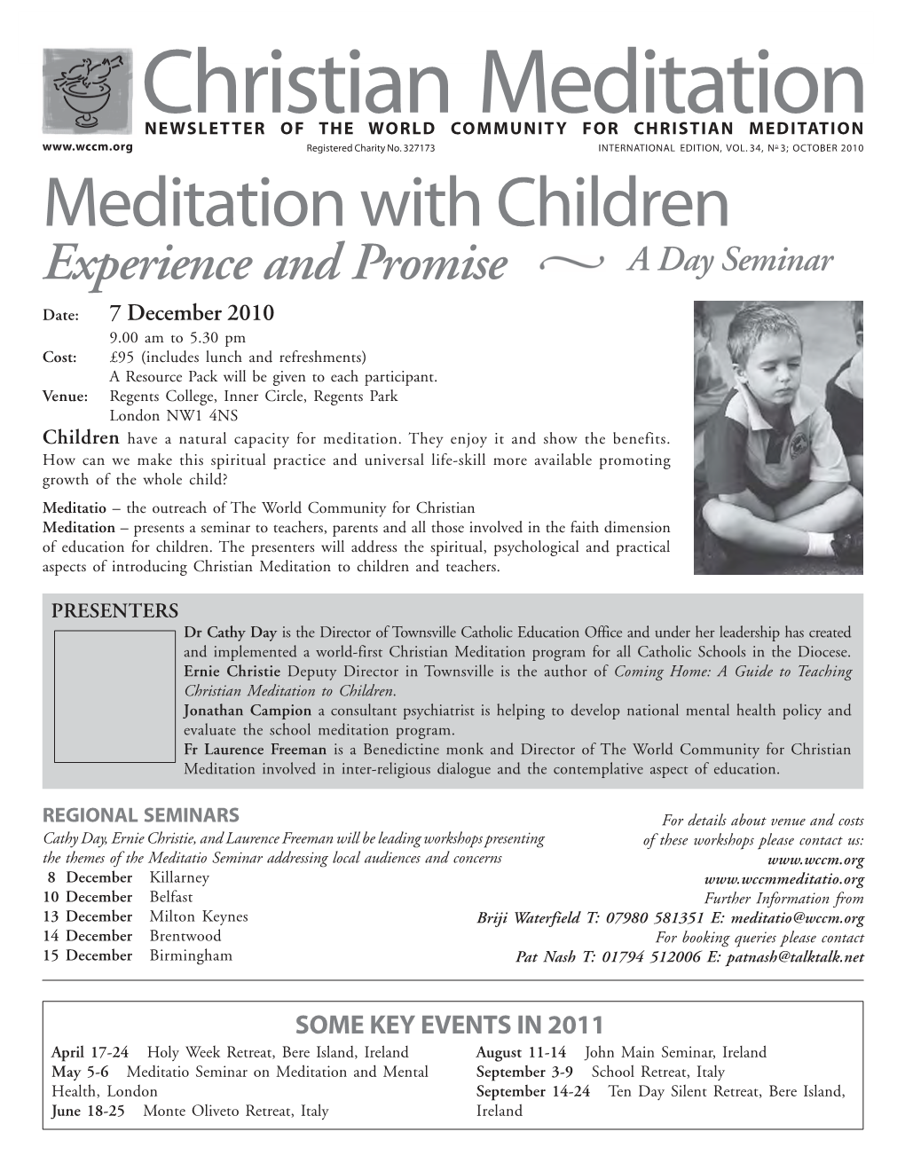 CHRISTIAN Meditationchristian NEWSLETTER, VOL