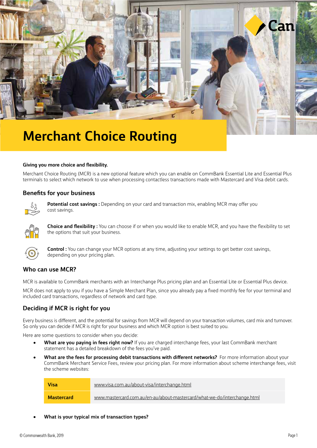 Merchant Choice Routing