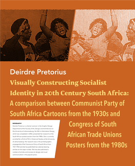 Visually Constructing Socialist Identity in 20Th Century South Africa: a Comparison Between Communist Party of South Africa Cartoons from the 1930S And