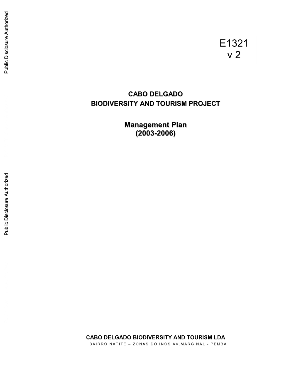 World Bank Document