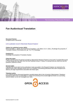 Fan Audiovisual Translation Academiaedu