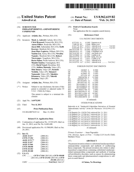 (12) United States Patent (10) Patent No.: US 8,962,619 B2 Ashwell Et Al