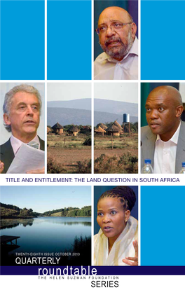 The Land Question in South Africa
