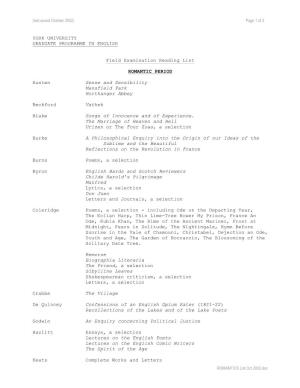 Page 1 of 2 ROMANTICS List Oct 2002.Doc