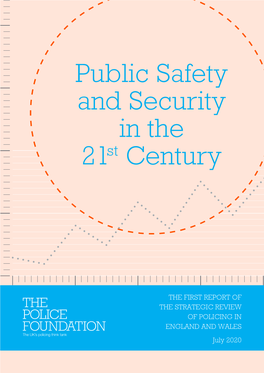 Public Safety and Security in the 21St Century