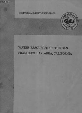 Water Resources of the San Francisco Bay Area, California