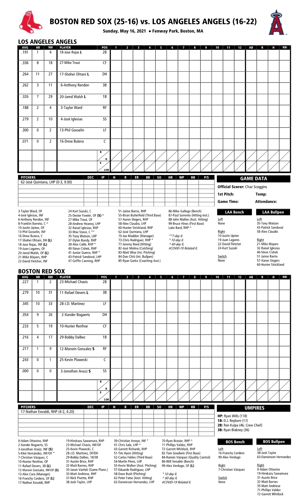 lineup-sheet-docslib