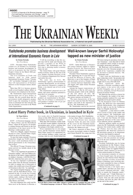 The Ukrainian Weekly 2005, No.42