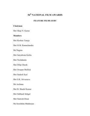 56 National Film Awards