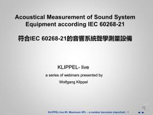 Sound Quality of Audio Systems